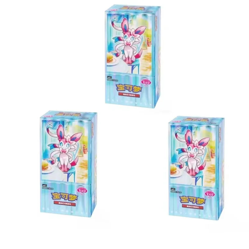 In Stock 100% Original Genuine PokéM0n Trading Ptcg Card Collected Gem Bag Series Collect Battle Cards Birthday Gifts - 3 box