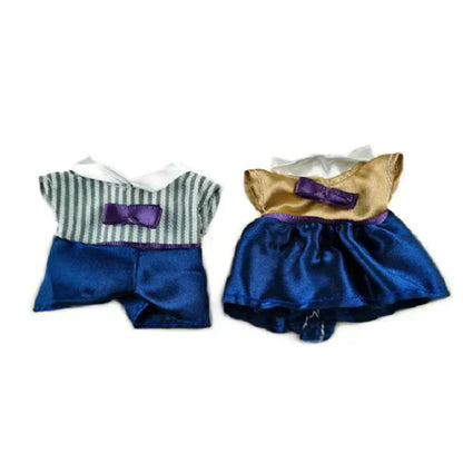 Dress Dollhouse Accessories 1:12 Forest Animal Family Clothes Fashion Daily Wear Casual Outfits Vest Shirt Skirt Pants for Do