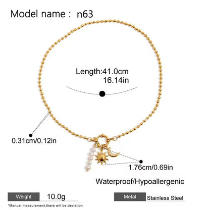 2026 Vintage Necklace On Neck Chain Women's Jewelry Accessories For Girls Clothing Aesthetic Gifts Fashion Pendant