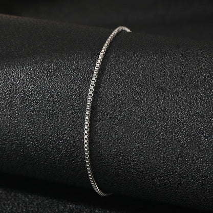 Stainless Steel Anklets Minimalist Popular Design Naked Chain Non-fading Anklet For Women Jewelry Everyday Wear New