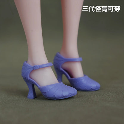 Colorful Monster Doll Boots Novelty Sandals 1/6 Scale Doll Shoes Accessories for Doll Decorations