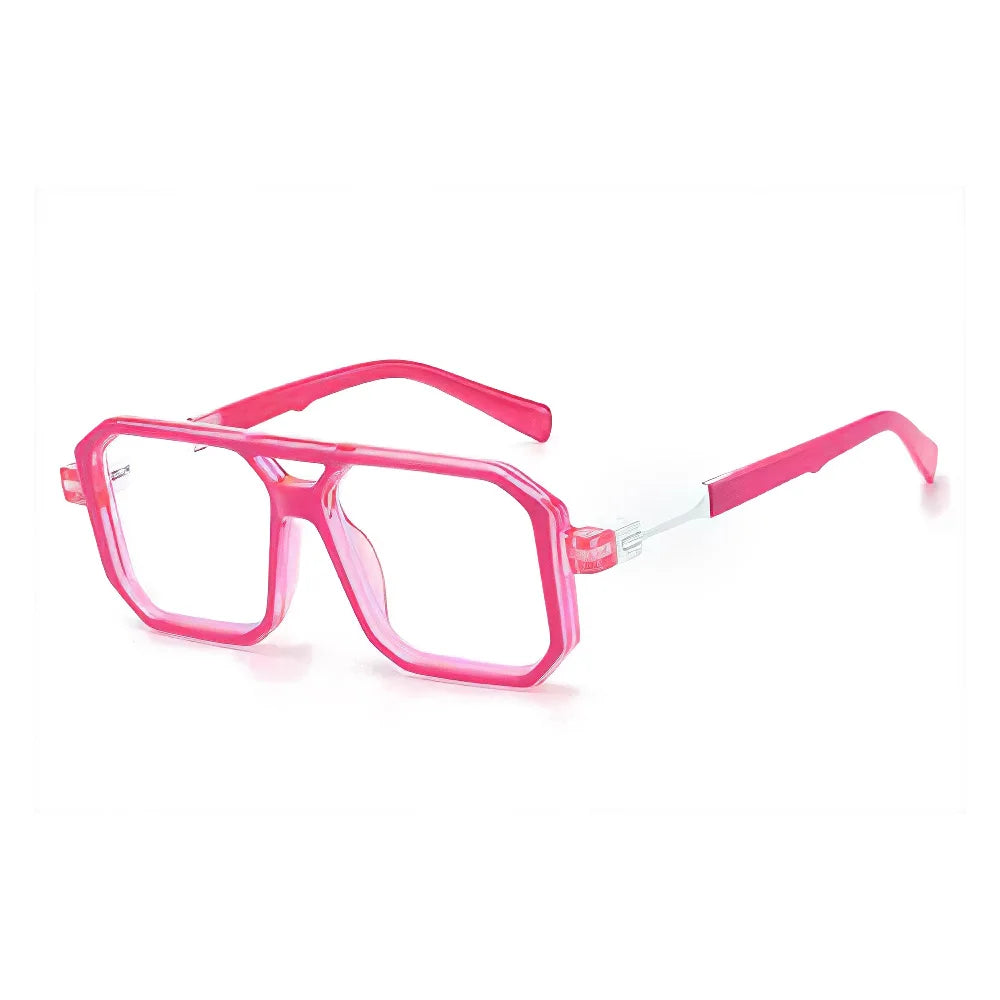 Light Frame Anti Blue Glasses Transparent Black Optical Glasse Women Men Square Eyewear Blocking eyeglasse Spectacle Eyeglass