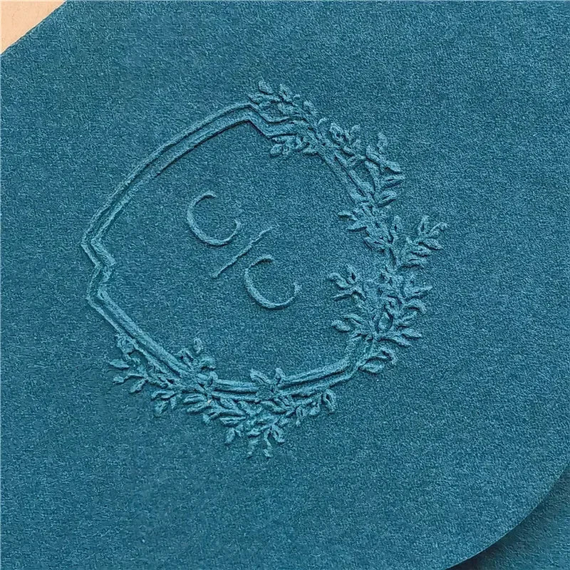 Customize Embossing Stamp Wedding Monogram Embosser Stamp,Personalized 2 initials Embosser Stamp,Wedding gift,hand held embos