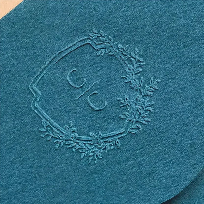 Customize Embossing Stamp Wedding Monogram Embosser Stamp,Personalized 2 initials Embosser Stamp,Wedding gift,hand held embos