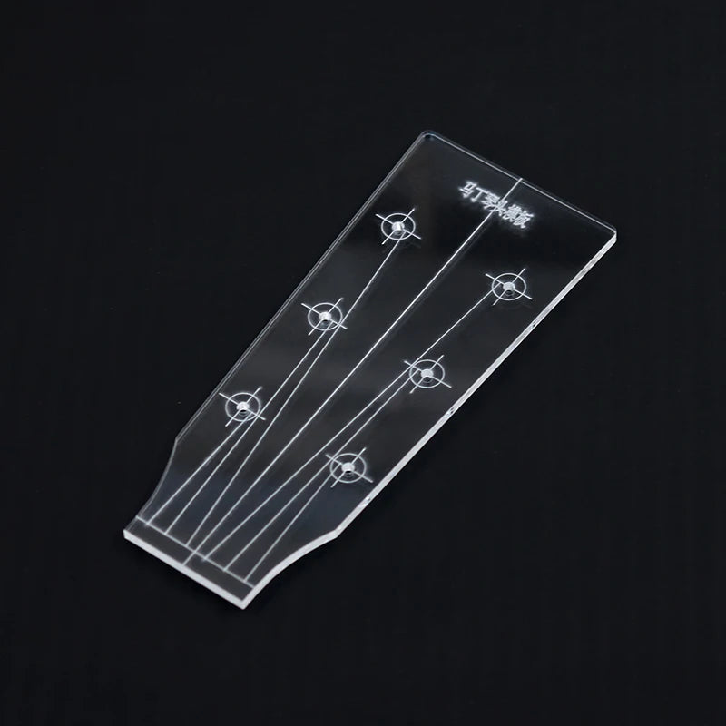 Guitar Head Template Electric Guitar Acoustic Guitar Ukulele Transparent Acrylic Template Guitar Making Mold
