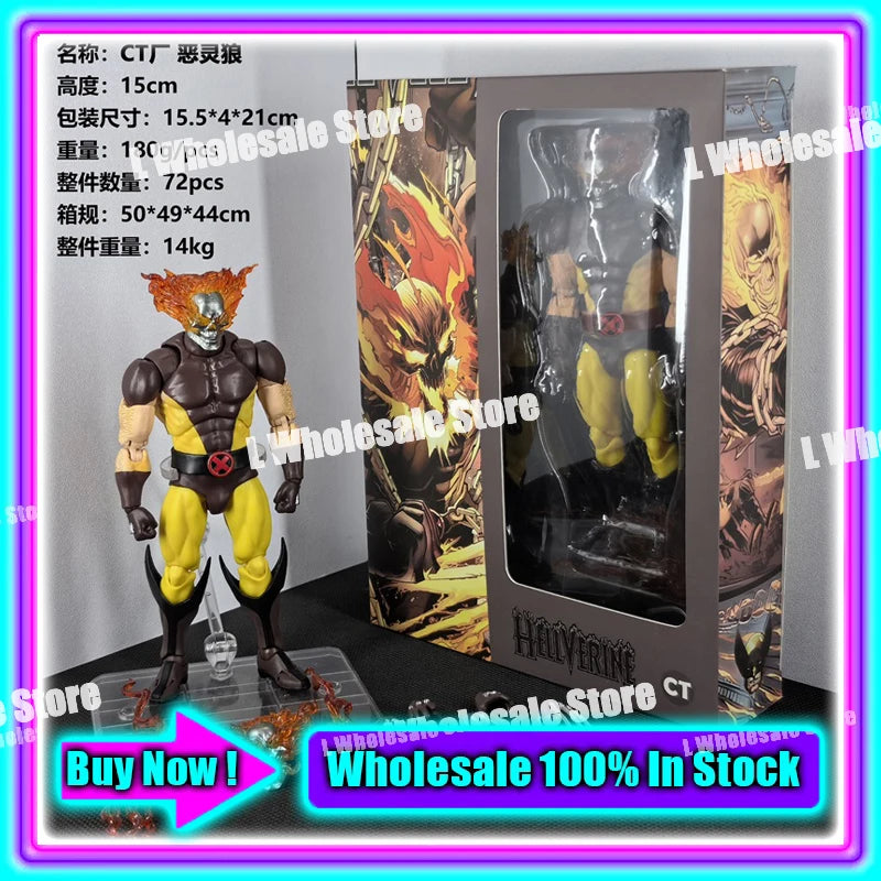 In Stock Mess Toys Superior Symbiote Scarlet Spider Ct Toys Spiderman Daredevil Batman Wolverine Anime Action Figure Gifts To