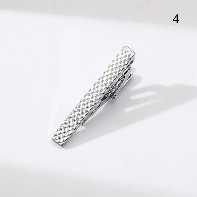 Tie Pin For Men Classic Tie Clips Copper Tie Bar Tie Collar Pin Business Corbata Necktie Clip Jewelry Gift Wedding Accessorie