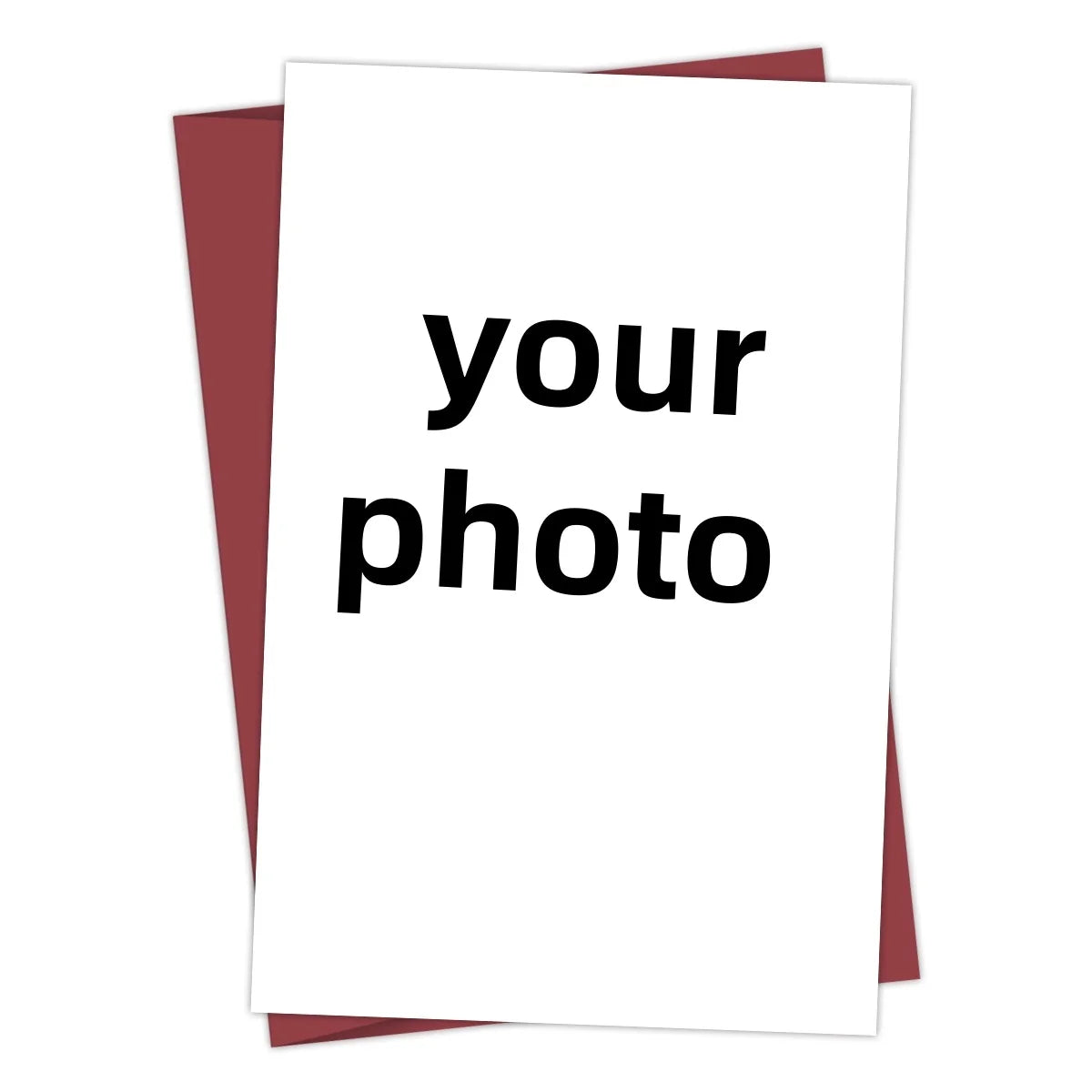 1pc Custom Personalized Photo Image Greeting Card Make Memories For Wedding Birthday Anniversary Party Invitation Thank You N