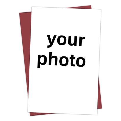 1pc Custom Personalized Photo Image Greeting Card Make Memories For Wedding Birthday Anniversary Party Invitation Thank You N