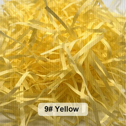 100-20g Multicolored Raffia Paper Shreds & Strands Shredded Crinkle Confetti For DIY Gift Box Wrapping & Basket Filling