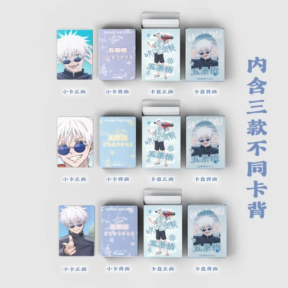 55pcs J-ujutsu Kaisen Japanese Anime Lomo Card Games Postcards Message Photo Gift Fan Game Gojo Cards Collection