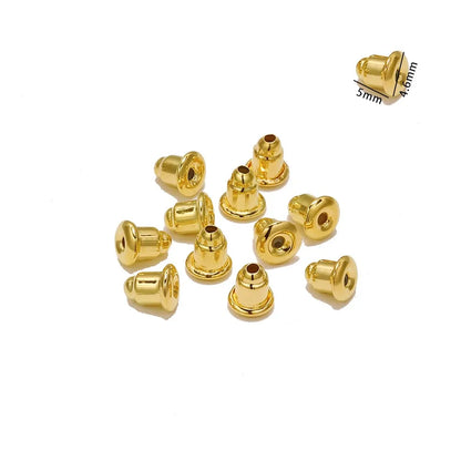 200-2000pcs Soft Silicone Rubber Earring Back Stoppers for Stud Earrings DIY Earring Findings Accessories Bullet Tube Ear Plu