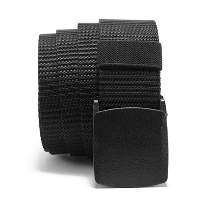 2Pcs New Automatic Buckle Nylon Belt Outdoor Hunting Multifunctional Tactical Canvas Belt Men Belt