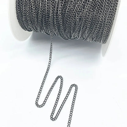 2yards Golded/silvered/Bronze/Black Plated Necklace Chain for Jewelry Making Findings DIY Necklace Chains Materials Handmade