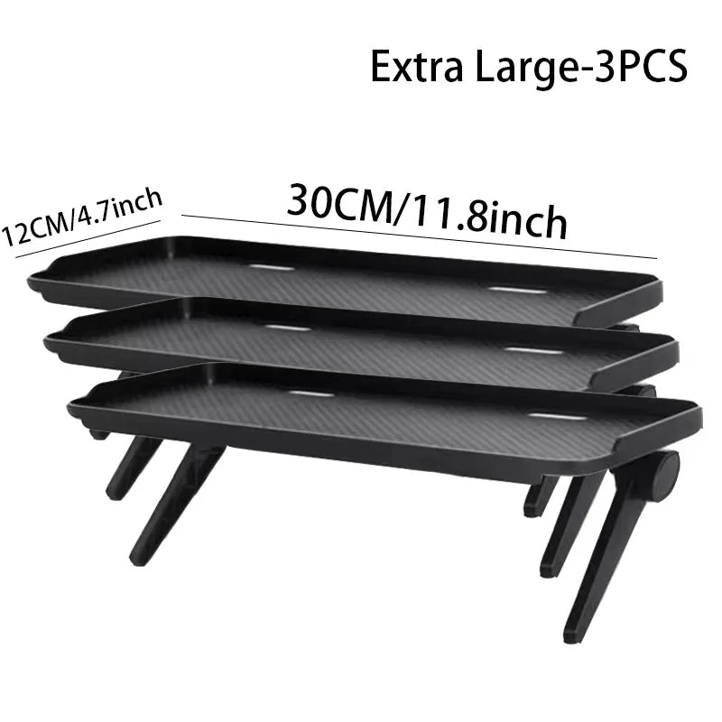 TV Screen Top Storage Shelf Adjustable Computer Monitor Desktop Screen Top Storage Rack Router Shelf Rack Home Organizer - C-