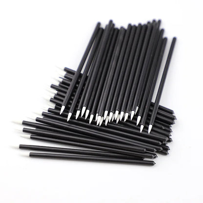 50pcs Disposable Nail Art Brush Eyeliner Eyeline Makeup Tools Manicure Painting Pen Tool Brushes