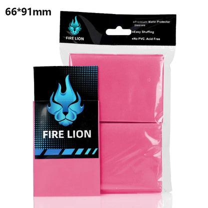 100PCS 66x91mm Matte Entertainment Card Sleeves Holder for TCG Cards Protector for MTG Card Sleeves Game Cards Frosted Sleeve