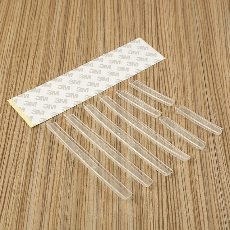 8Pcs/Set Car Door Protector Strip Auto Door Crash Bar Bumper Buffer Trim Guard Edge Corner Car Decoration Accessories