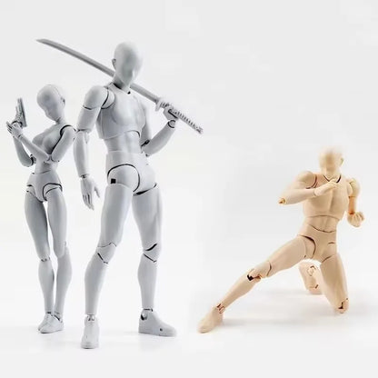 Artists Manikin Action Figure Drawing Model for Sketching Painting Drawing Human Mannequin Body Kun Doll Male Action Figure