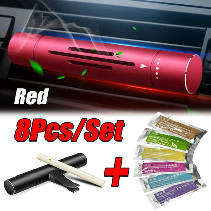 8Pc/Set Car Air Vent Perfume Car Air Freshener Flavoring Smell Aroma Car Perfumes Air Freshener Parfum Auto Interior Accessor