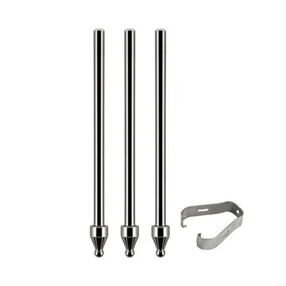 Pencil Nibs for Tab S 7/8/9 Styluse Pen Replacable Pencil Nibs Accurate Control - 3 nibs 1 clip