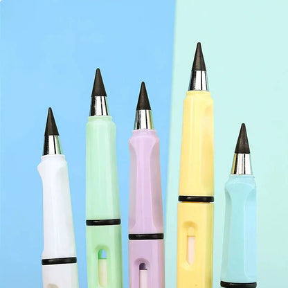 1/4/8pc New Technology Unlimited Writing Pencil No Ink Novelty Pen Art Sketch Painting Tools Kid Gift School Supplies Station