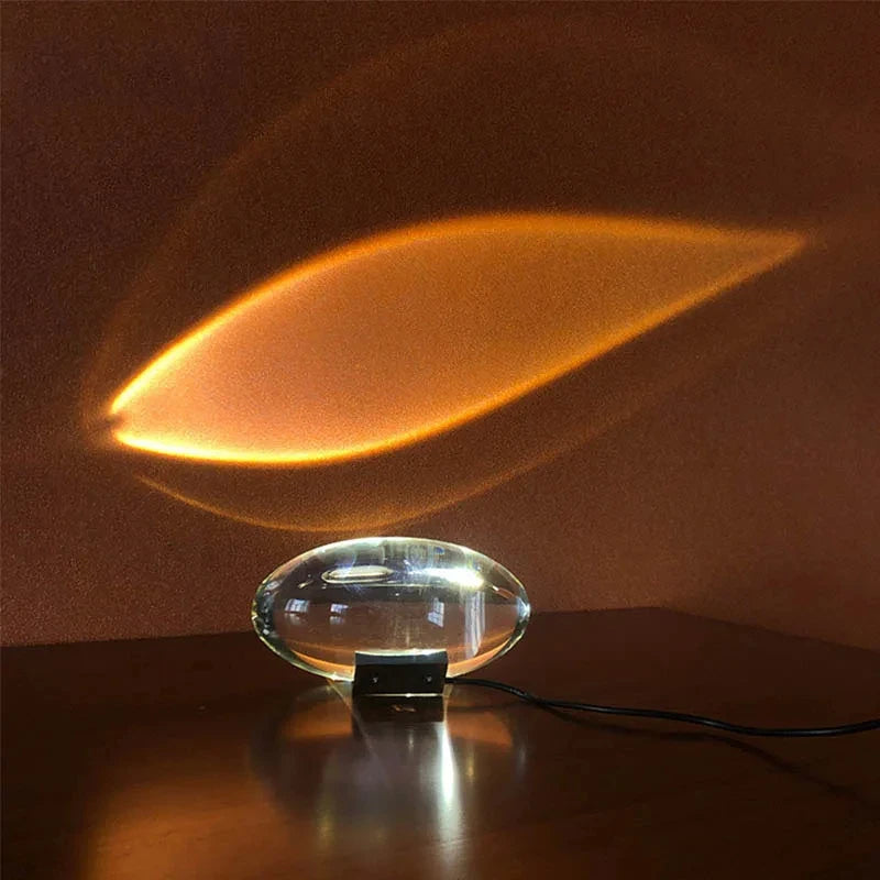 Table Lamp Led Crystal Eye Of The Sky Italian Designer Bedside Table Lamps For Living Bedroom Decor Light Night Projector Gif
