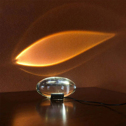Table Lamp Led Crystal Eye Of The Sky Italian Designer Bedside Table Lamps For Living Bedroom Decor Light Night Projector Gif