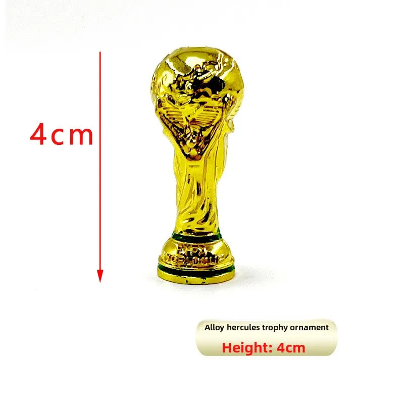 2026 FIFA Trophy Keychain Football Trophy Pendant Soccer Fan Souvenir Backpack Charm Collectible Gift Mascot Model