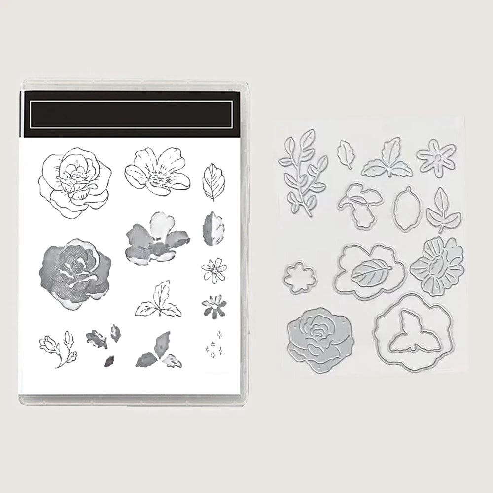 Spring 2026 April New Arrivals Stamp Dies Opulent Oasis Boutique Blossoms Thanks Man DIY Greeting Scrapbook Molds Mother's Da