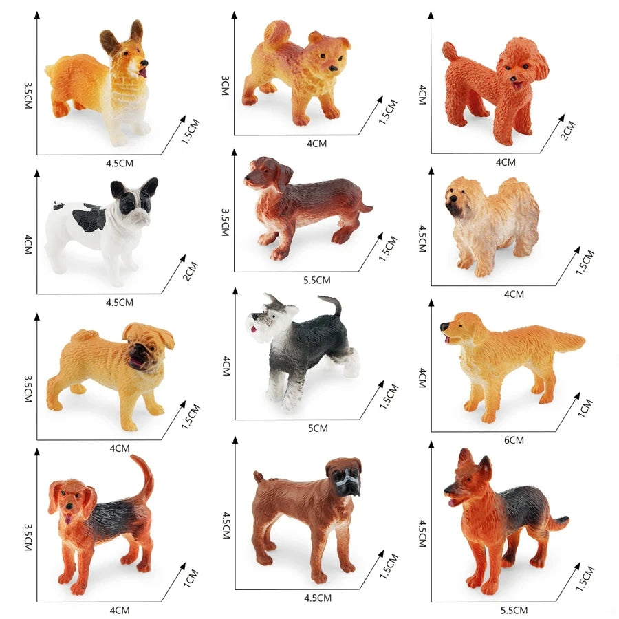 Simulation Plastic Animal Figurines Collection - Marine, Land & Insect Animals Miniature Set Toy for Kids Gift Playset Model 