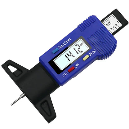 Digital Car Tyre Tire Tread Depth Gauge Meter Measurer Tool Caliper Thickness Gauges Tread Brake Pad Shoe Tire Monitoring Sys