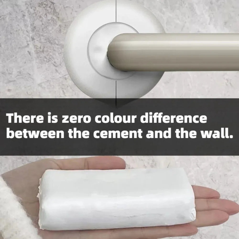 Sealing Cement Wall Hole Sealant Air Conditioning Repair Mud Clogged Mud Glue White Waterproof Household Filling Pipe Glue