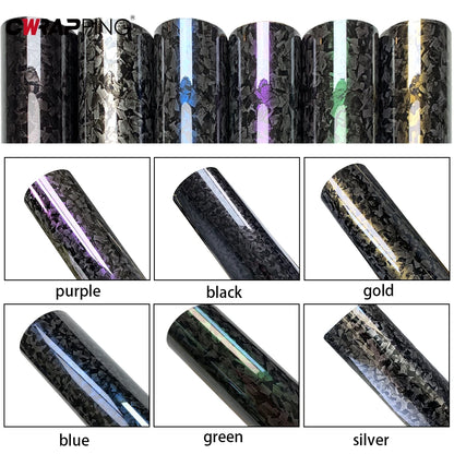 Car Stickers Carbon Fiber Vinyl Wrap Film Waterproof Auto Body Film Glossy Self Adhesive Carbon Fiber Sticker Cars Accessorie