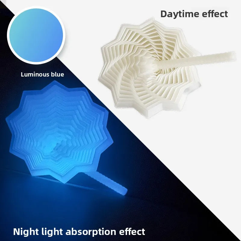 3D Printing Expanded Sensory Fidget Star Model Visual Illusion Hexagon Whirling Spiral Ornaments Stress Relief Board Game - L