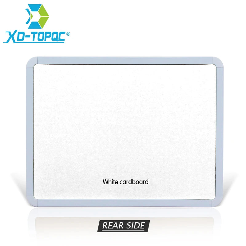 4 Styles Magnetic Whiteboard 1pc PVC Frame Message White Board On Fridge Round Angle Decoration Message Drawing Board For Not