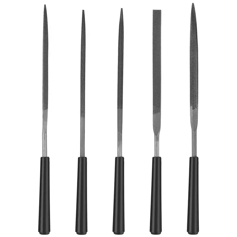 Needle Files Set For DIY Jewelers Diamond Carving Metal Glass And Stone Crafts Hand Tool Jewelry Tools - 5pcs set
