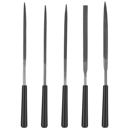 Needle Files Set For DIY Jewelers Diamond Carving Metal Glass And Stone Crafts Hand Tool Jewelry Tools - 5pcs set