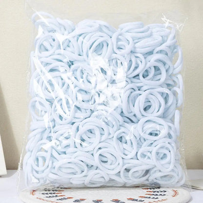 30-200pcs Hair Accessories for Women girl Basic Hair Bands Headband Hair Ropes Ties Ponytail Holder Simple and Fashionable Ny