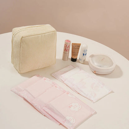 Sanitary Napkins Organizer Bags Women Portable Makeup Lipstick Travel Organizer Bag Multifunctional Mini Earphone Storage Pou