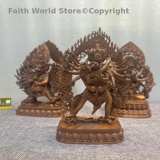 Kalacakravajrahigh kalachakra Guhyasamaja Yamantaka 5A+buddha statue buddhist altar HOME family temple worship