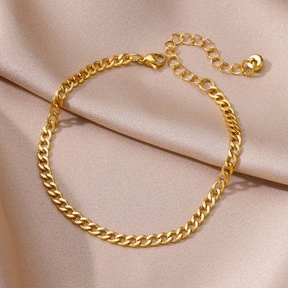 Anklets for women Foot bracelet women summer accessories Bracelet on the leg stainless steel ankle chain Jewelry - G