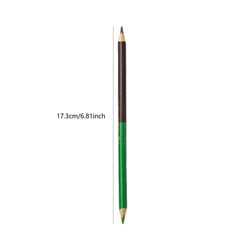 24 Colors Double Headed Pencils for Children Professional Drawing Sketching and Pastel Art Premium Student School Art Supplie