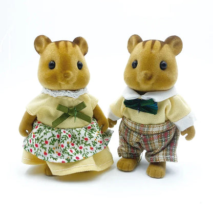Forest Animal Family 1_12 Dollhouse Accessories Mini_yythk - Squirrel