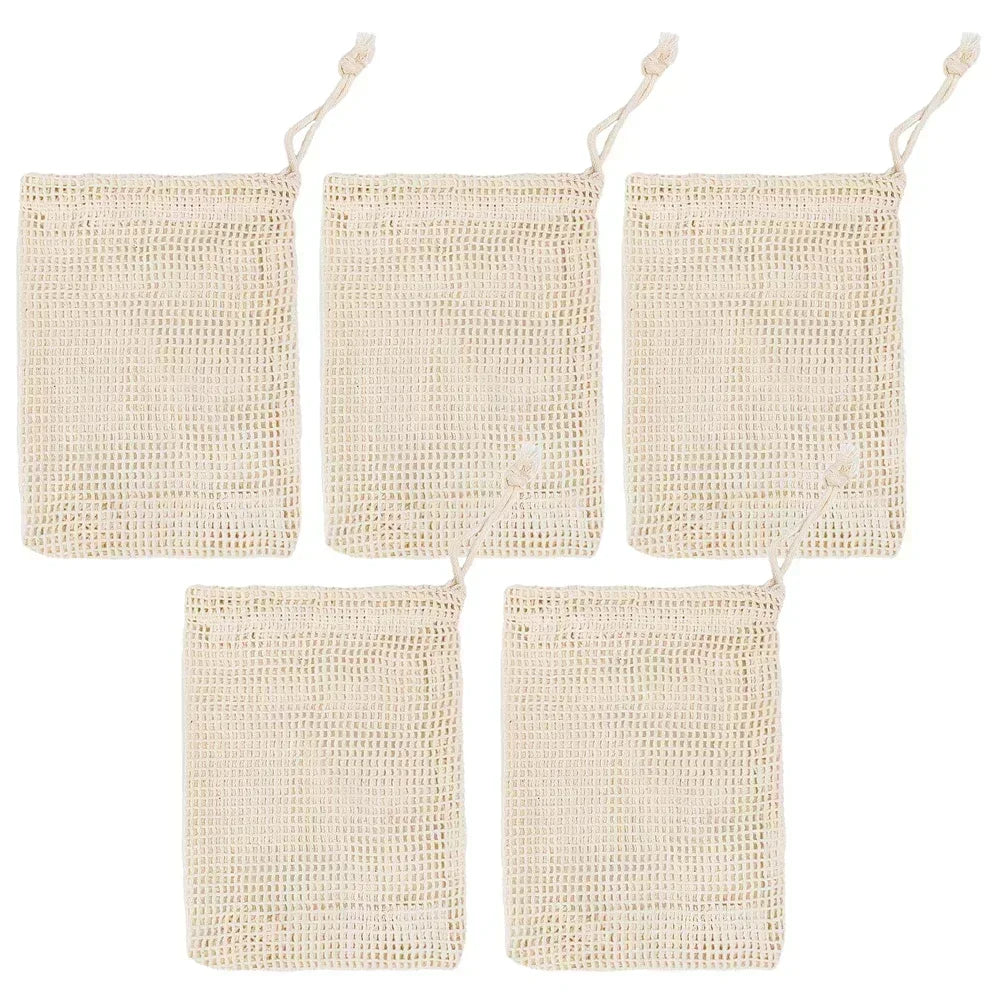 Soap Foaming Net Mesh Bags Bath Washing Tools Body Cleaning Bubble Helper Mesh Deep Cleaning Home Bathroom Exfoliating Suppli
