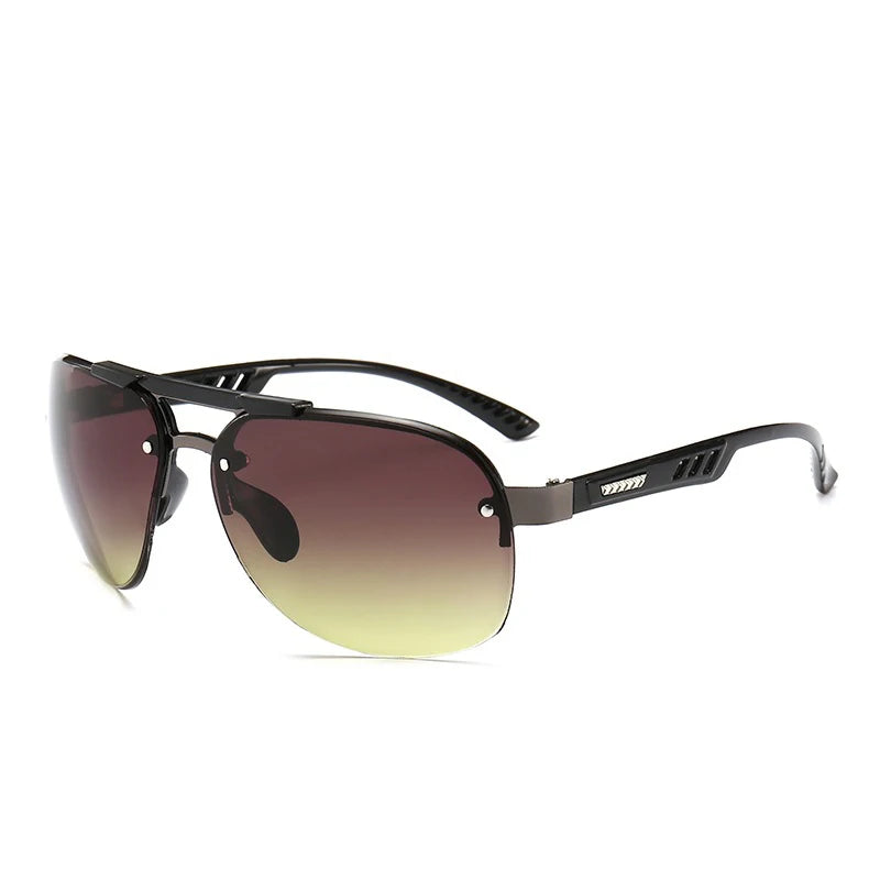 Men Vintage pc Frame pilot Sunglasses Classic Brand Sun glasses Coating Lens Driving Eyewear For Men Women For male female - 