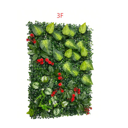 Artificial Green Wall Panels Faux Jungle Grass Decor for Home Garden Vibrant Greenery Mats for Outdoor Patio Weddings Christm