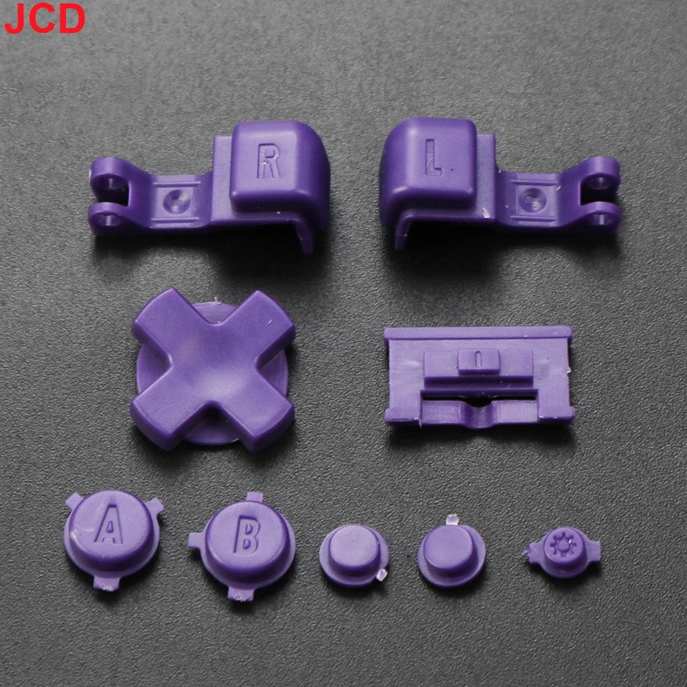 JCD 1set For GameBoy Advance SP GBA SP Plastic Full Button Set For GBA SP A B Select Start Power ON/OFF L R Buttons Kit D Pad