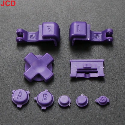 JCD 1set For GameBoy Advance SP GBA SP Plastic Full Button Set For GBA SP A B Select Start Power ON/OFF L R Buttons Kit D Pad