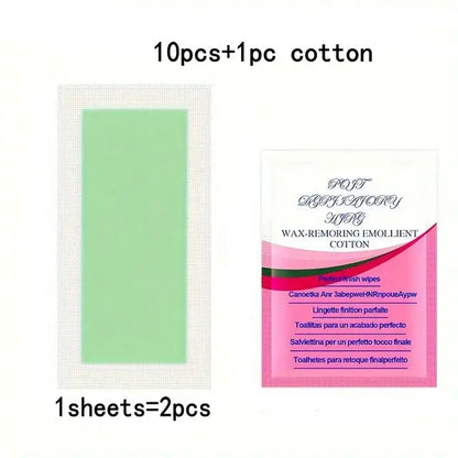 10/20/30/50 Pcs Depilatory Wax Strips For Hair Removal Wax Paper Cold Wax Strips Paper For Face Neck Arm Leg Body Beauty Tool